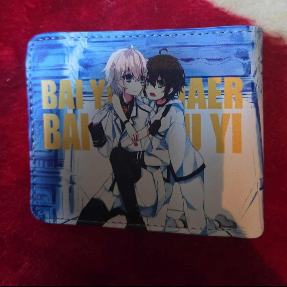 New seraph of the end anime manga leather wallet